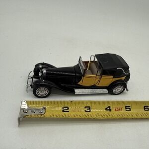 Vintage Franklin Mint 1930 Die Cast Bugatti Royale Coupe Rare Yellow